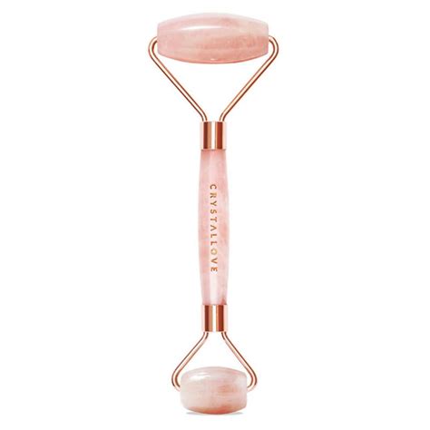 Biooocz Crystallove Rose Quartz Roller Na Obličej 1 Ks