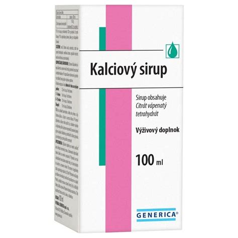 Kalciový sirup recenzia kašeľ hlasivky kosti a zuby Imunita Online