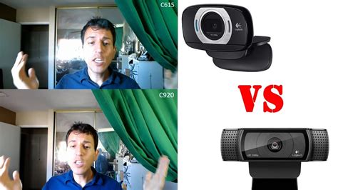 Logitech C Vs C Side By Side Comparison Youtube