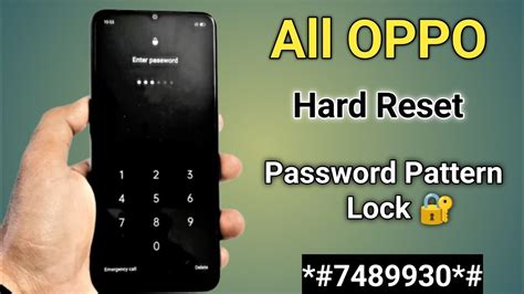 OPPO A3s A5s A15 A12 A5 F9 Hard Reset Password Unlock Without