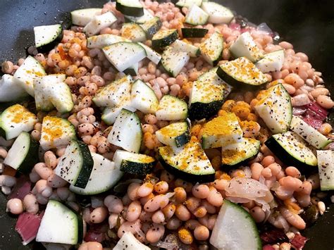 Wei E Bohnen Mit Reis Zucchini Vegan Zucchiniwelt De