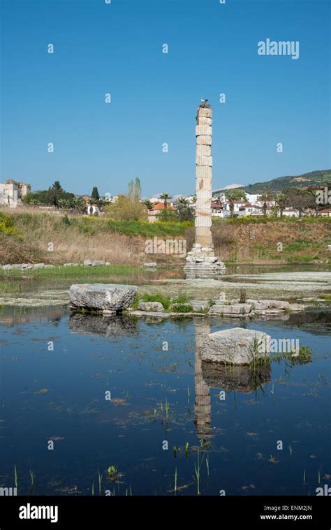 The Temple Of Artemis At Ephesus Turkey One Of The Seven Wonders Of