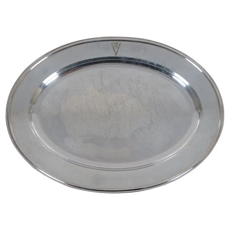 Reed And Barton King Francis Silver Plated Oval Tray For Sale At Stdibs