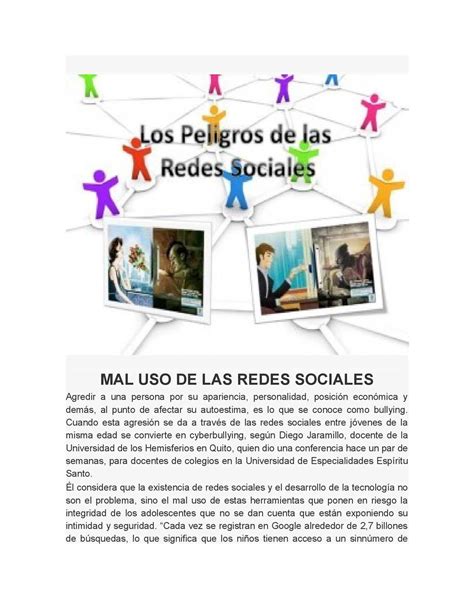 Calaméo Mal Uso De Las Redes Sociales