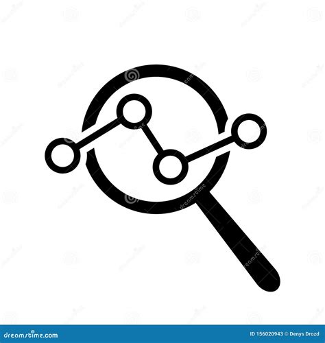 Analysis Icon Vector Analytics Illustration Symbol Analyzing Logo Stock Vector Illustration