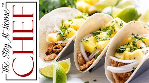 How To Make Tacos Al Pastor The Stay At Home Chef Youtube