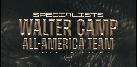 2021 All America Team Walter Camp Football Foundation