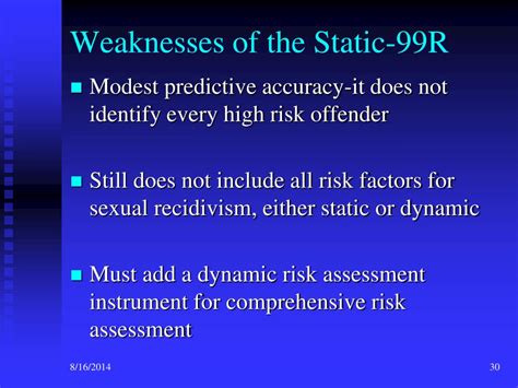 Ppt The Static 99r Saratso State Authorized Risk Assessment Tool For Sex Offenders