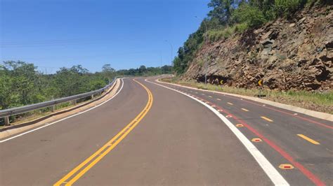 Diretor Geral Brasileiro De Itaipu Visita Obra Da Estrada De Acesso