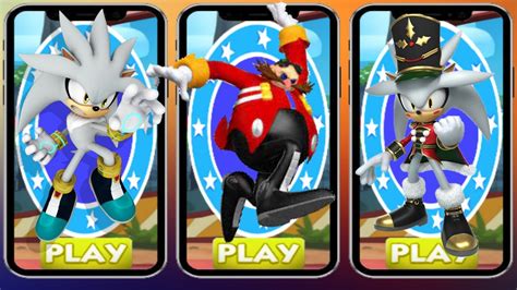 Sonic Dash Nutcracker Silver Vs Dr Eggman Vs Silver Run Gameplay