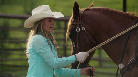 Amber Marshall As Amy Fleming Heartland Cbc Ty And Amy Amber Marshall