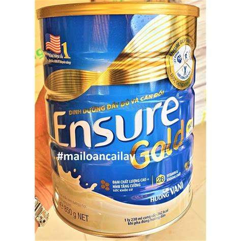 Ensure Gold Hương Vani 900g Shopee Việt Nam