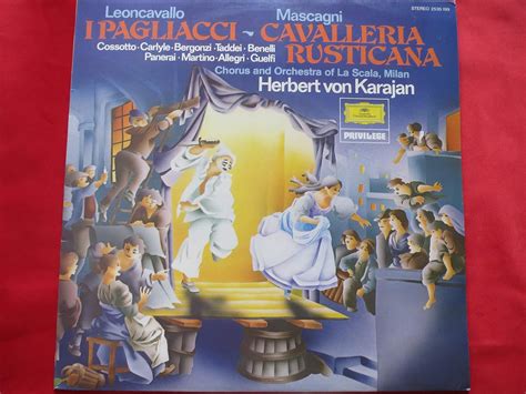 Mascagni Cavalleria Rusticana Leoncavallo I Pagliacci Herbert Von