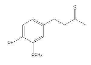 Zingerone gives ginger its pungent taste. Draw a skeletal structure ...