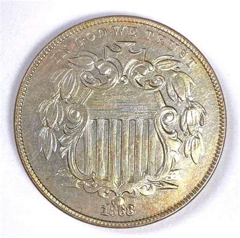 1868 Shield Nickel Matthew Bullock Auctioneers