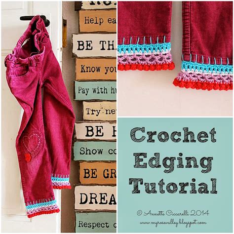 My Rose Valley: Crochet Edging Tutorial