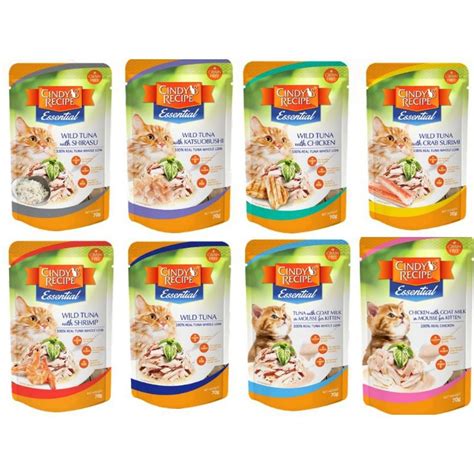 Cindy S Recipe Essential Cat Wet Food 12 X 70g Shopee Malaysia