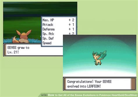 How To Get All Of The Eevee Evolutions In Pokémon Heartgold Soulsilver