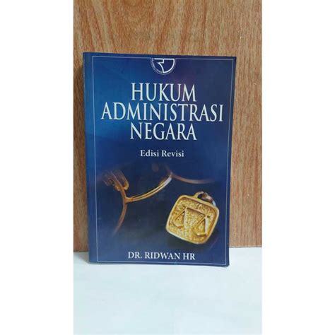 Jual Hukum Administrasi Negara Edisi Revisi Dr Ridwan HR Shopee