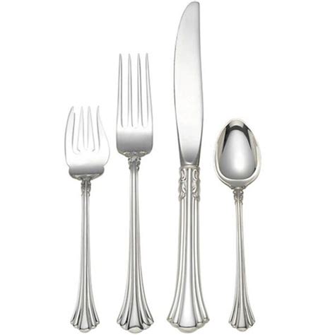 Reed And Barton 18 Century Flatware 4 Piece Place Set Large 7200897