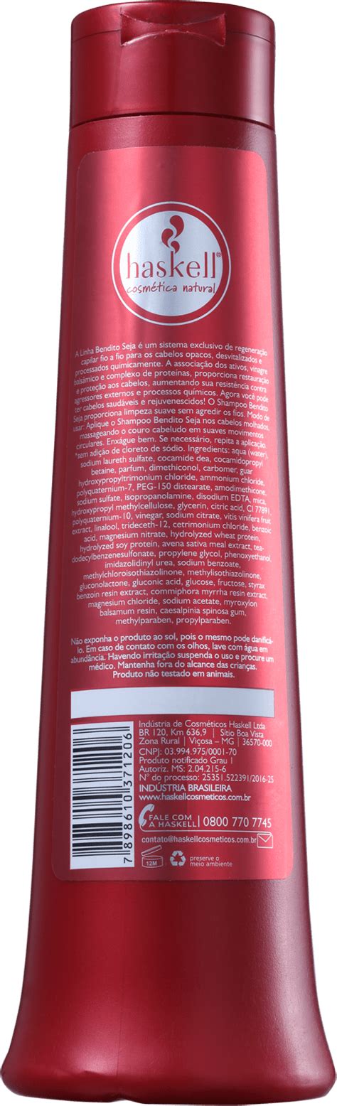 Shampoo Haskell Bendito Seja Ml Beleza Na Web