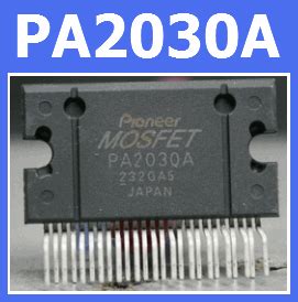 PA2030A PDF - Audio Power Amplifier - Pioneer