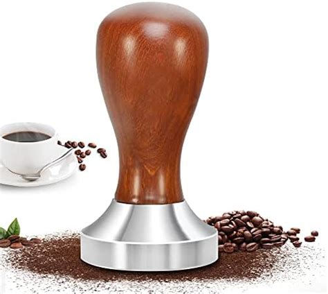 Blackbrew Mm Kaffee Tamper Set Mit Hochwertigem Echtholzgriff