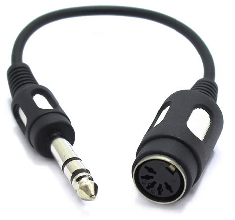 Adapter Gniazdo Din Pin Na Wtyk Du Y Jack Stereo Trs Na Kablu