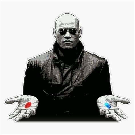 The Matrix Red Pill Or Blue Pill Vinyl Waterproof Sticker Decal Car Laptop Wall