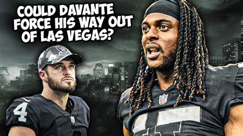 Davante Adams Cant Be Happy With The Raiders After Benching Derek Carr