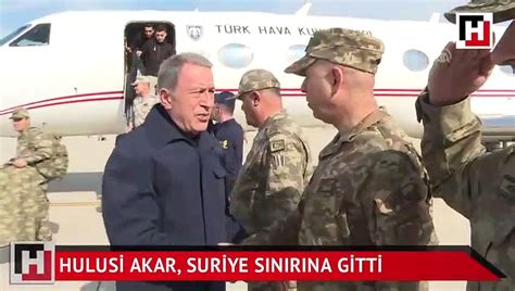 Hulusi Akar Suriye sınırına gitti Dailymotion Video