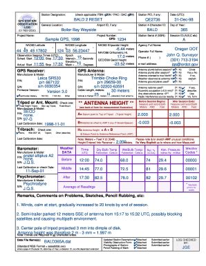 Fillable Online Ngs Noaa Xxxxxxxvifo Form Fax Email Print Pdffiller