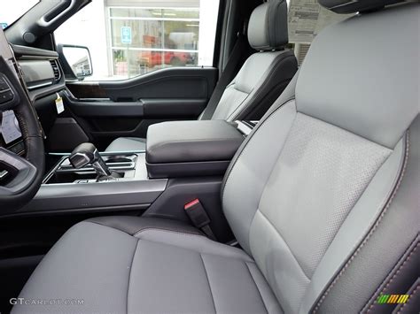 Black/Slate Gray Interior 2023 Ford F150 Lightning Lariat 4x4 Photo ...