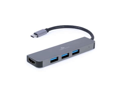 Gembird Multiport Adaptador Usb Tipo C 2 Em 1 Hub Hdmi Worten Pt