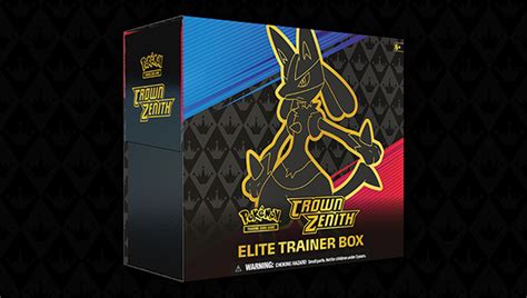 Pokémon Tcg Crown Zenith Elite Trainer Box