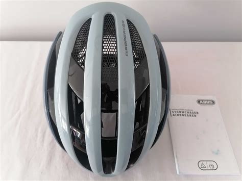 Kask Rowerowy Szosowy Abus Airbreaker Light Grey M Cm Turka Olx Pl