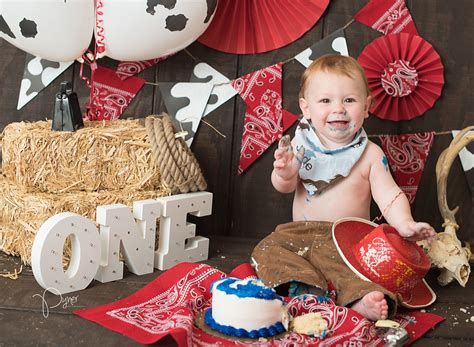 Smash Cake Session Cake Smash Session Western Cowboy Wild West Cake