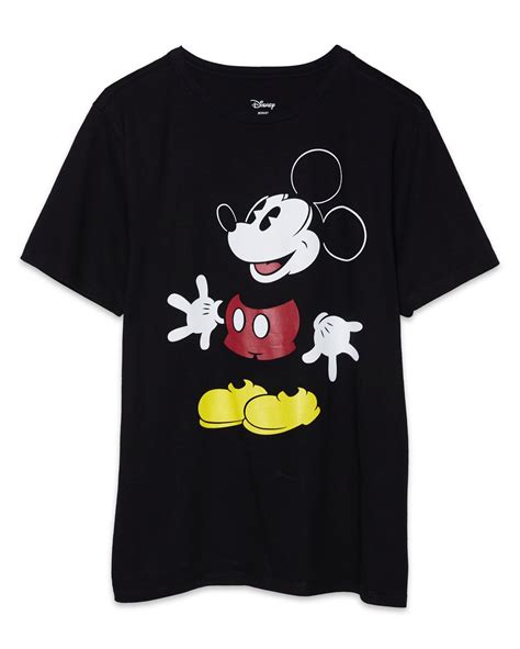 Riachuelo Camiseta Manga Curta Masculina Mickey Mouse Preto