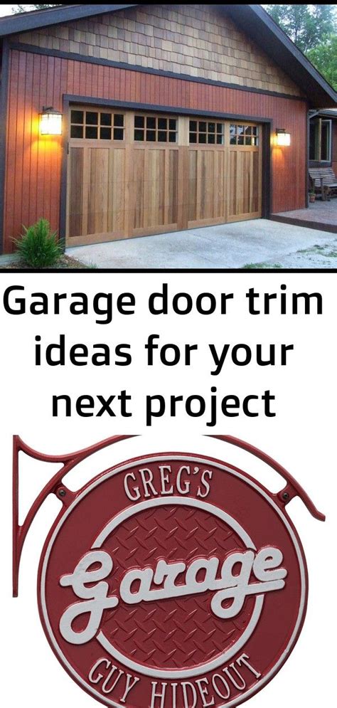 Garage Door Trim Ideas For Your Next Project Garage Door Trim Garage Doors Garage