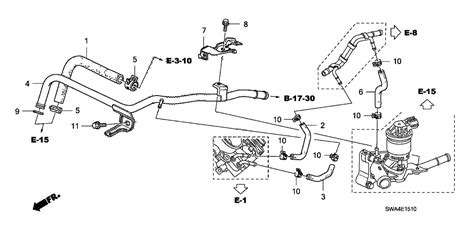 Honda Cr V Door Lx Wd Ka At Water Hose Of Engine