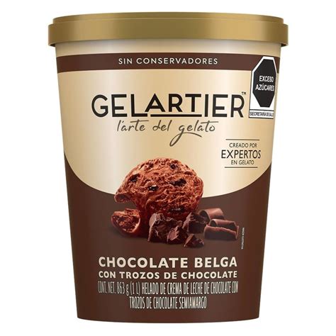 Helado Gelartier Chocolate Belga 1 L Walmart