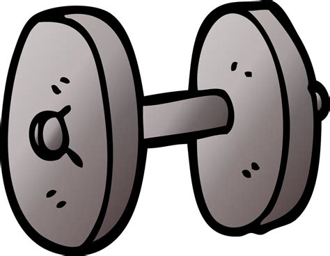 Cartoon Doodle Gym Weights 12212063 Vector Art At Vecteezy