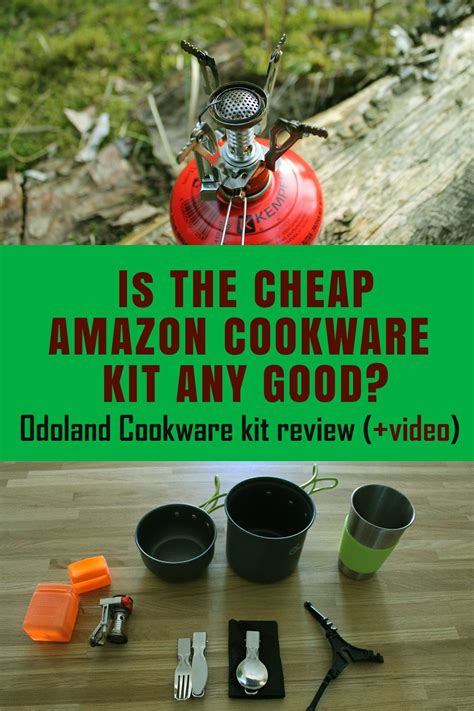 Odoland Camping Cookware Kit Review Camping Cookware Camping Gear