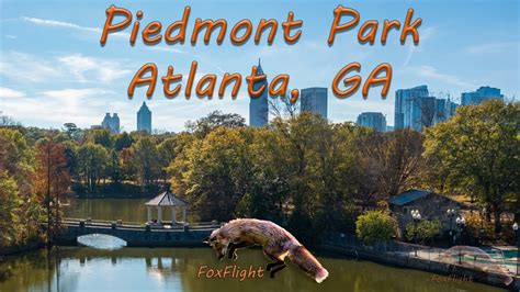 Piedmont Park Atlanta Ga K Drone Video Youtube