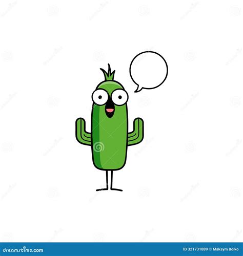 Cactus Wren Bird Speaks Icon Vector Illustration Stock Vector