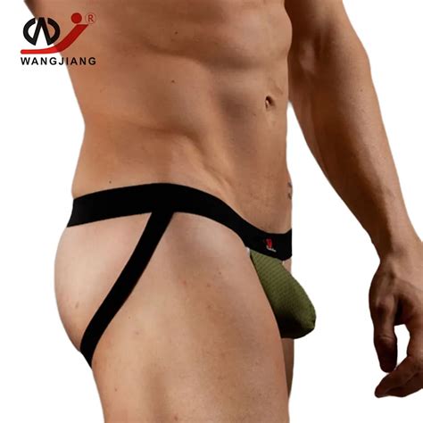 Calzoncillos Mens Briefs Gay Underwear Slip Transparent Sexy Men Silk