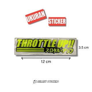 Jual Sticker Throttle Up Shopee Indonesia