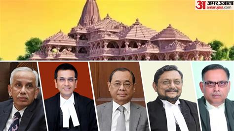 Ayodhya Ram Temple January Consecration Cji Chandrachud Five Sc