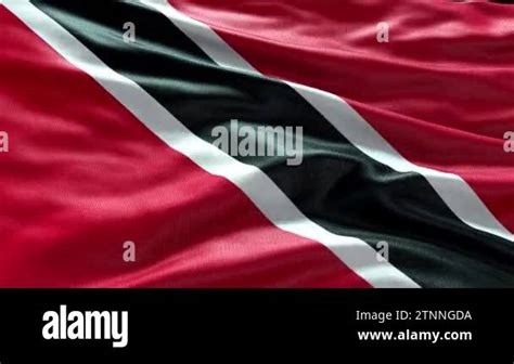 K Render Trinidad And Tobago Flag Video Waving In Wind Trinidad And