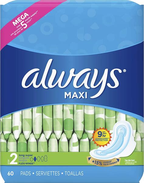 Always Maxi Pads 60 Count Only 697 Become A Coupon Queen